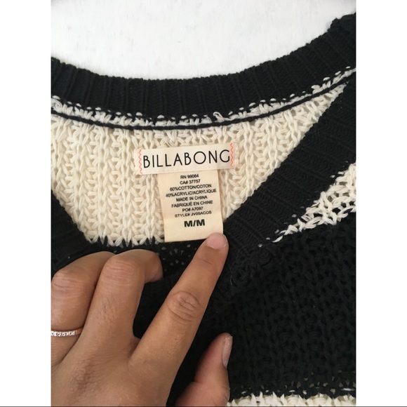 Billabong Knit Sweater Stripe Medium - Picture 4 of 11